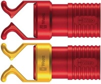Wera Schraubkrallenset 1440/1442 SB 2teilig 4,5-6mm/6,5-8mm L.41mm Elastomer-Ku.