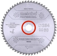 Metabo Kreiss&auml;geblatt precision cut wood professional D254xB2,4xBohrung30mm