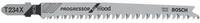Bosch Stichs&auml;geblatt T 234 X Gesamt-L.117mm Zahnt.2-3mm HCS 25 St./Karte