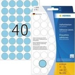 Herma Markierungspunkt 2253 19mm Papier blau 1.280 St./Pack. 129213550