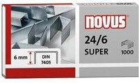 Novus Heftklammer 040-0026 24/6 Super verzinkt 1.000 St./Pack. 124208100