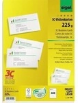 Sigel Visitenkarte 3C LP796 85x55mm 225g wei&szlig; 400 St./Pack. 328026000
