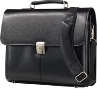 Alassio &reg; Aktentasche Faenza 47011 41 x 32 x 13 cm Leder schwarz 430220790