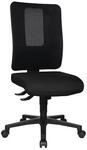 Topstar B&uuml;rodrehstuhl m.Synchr.-Techn.schwarz/schwarz 460-560mm Trgf.110kg