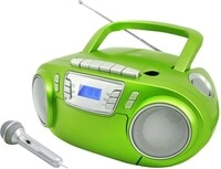 2 Stk. Soundmaster CD/Radio/Kassettenrecorder SCD5800GR gn