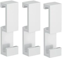 Emco EC Haken-Set loft 13900 VPE: 3 St&uuml;ck wei&szlig; 057513900