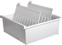 Han Karteitrog 954-0-11 DIN A4 quer max. 1300Karten lichtgrau 140016481