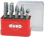 Ruko Fr&auml;sstiftsatz Schaft-D.6mm 10tlg.HM ZYA-ST/WRC/SPG/RBF/KUD 116002
