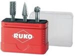 Ruko Fr&auml;sstiftsatz Schaft-D.6mm 3tlg.HM ZYA-ST/SPG/KUD 116001