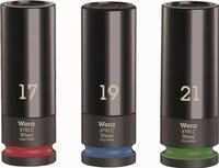 Wera Kraftsteckschl&uuml;sselsatz Wheel Impaktor C Set 1 3-tlg.1/2 Zoll lang,6-kant