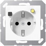 Jung FI-SCHUKO-Steckdose aws A 5520.30 WW A5520.30WW
