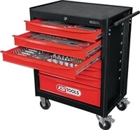 Ks Tools Wkz.wagen ECOline B748xT459xH1014mm 300kg 7 Schubl.215-tlg.Stahlbl.