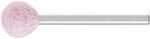 10 Stk. Pferd Tools Schleifstift STEEL EDGE D10xH10mm 3mm Edelkorund AR 80 KU