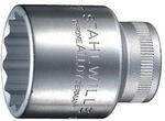 Stahlwille Steckschl&uuml;sseleinsatz 50 1/2 Zoll 12-kant SW 19mm L.38mm 03010019