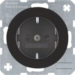 Berker SCHUKO-Steckdose sw/gl 47232045