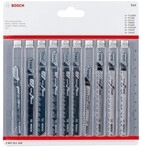 Bosch Power Tools 10-tlg. Stichs&auml;geblatt-Set 2607011169