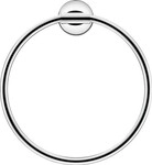 Duravit DU Starck T Handtuchring, Chrom, 210x73x 228 0099471000