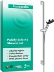 Axor HG Brauseset PULSIFY SELECT 105 3jet Relaxation Brausestange 900mm chrom