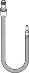 Hansgrohe HG Schlauch f&uuml;r Sp&uuml;ltischmischer 1500mm 95507000