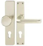 Hoppe Langschildgarnitur London 54/227/202SP/113 Alu. F2 PZ 72mm DIN L/R