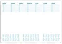 Rnk Verlag RNK Schreibunterlage Office 46633 480x330mm 30Blatt blanko/Kalender