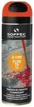 12 Stk. Soppec Baustellenmarkierspray FLUO TP neonorange 500ml Spraydose 141516E