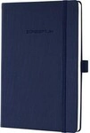 Sigel Notizbuch Conceptum CO656 ca. DIN A5 kariert 194Bl. HC d.blau 640023753
