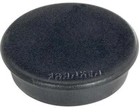 Franken Magnet HM20 10 rund 24mm schwarz 10 St./Pack. Franken Plastik 152042890