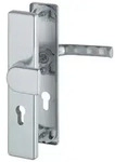 Hoppe Schutzgarnitur London 78G/2221A/2440/113 Alu.F2 72mm 37-42mm
