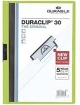 Durable Klemmmappe DURACLIP 30 220005 DIN A4 Hartfolie gr&uuml;n 125009960