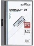 Durable Klemmmappe DURACLIP 30 220057 DIN A4 Hartfolie dunkelgrau 125009982