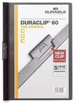 Durable Klemmmappe DURACLIP 60 220901 DIN A4 Hartfolie schwarz 125010090