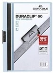 Durable Klemmmappe DURACLIP 60 220906 DIN A4 Hartfolie blau 125010050
