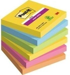 Post-it Haftnotiz Super Sticky 654-6SS-CARN 76x76mm sort. 6St. 111212399