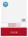 Brunnen Karteikarte 102250100 DIN A5 liniert ws 100 St./Pack. 145000301