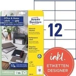 Avery Zweckform Universaletikett 3424-10 105x48mm wei&szlig; 129105101