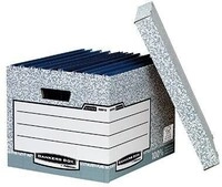 Bankers Box Archivbox System 00810-FFEU grau/wei&szlig; 128009200