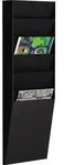Paperflow Wand-Sortiertafel V 6F A4V1X6.01 DIN A4 schwarz