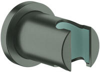 Grohe Wandbrausehalter Rainshower 27074 n. verstb. runde Ros. hard graphite geb.