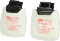 3m Rundpartikelfilter D3135 EN143:2000/A1:2006 P3R f.Ser.Secure Click 2 St./Btl.