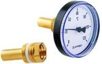 Afriso Bimetall-Thermometer BiTh 100 K 0/120C 100mm G1/2B ax Kl.2 63696