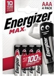 Energizer Batterie Max Alkaline E303325600 AAA LR03 4St. 190223100