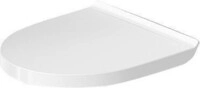 Duravit DU WC-Sitz No.1 Compact Wei&szlig;,ohn e Absenka.,Scharnier EDST 0026110000