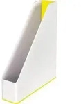 Leitz Stehsammler WOW 53621016 DIN A4 PS wei&szlig;/gelb