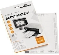 Durable Einsteckschild BADGEMAKER 145302 75x40mm wei&szlig; 240 St./Pack. 124029200