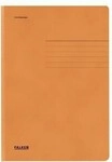 Falken Jurismappe 80001472 DIN A4 3 Klappen Karton orange 125014020