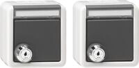 Gira Set 2x SCHUKO KD Schloss 456030