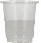 Becher PLA Stamperl pure GLASKLAR 4 cl 40 St&uuml;ck