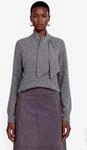 Damen Strickpullover mit Stehkragen
