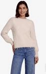 Flauschiger Damen Pullover mit Stehkragen